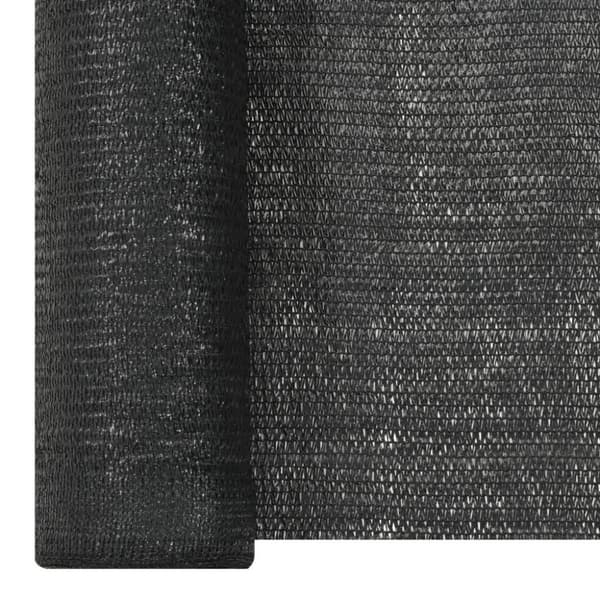 vidaXL afskærmning 2x50 m HDPE 195 g/m² sort