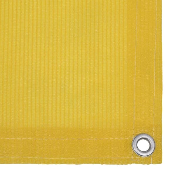 vidaXL altanafskærmning 75x400 cm HDPE gul