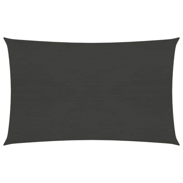 vidaXL Aurinkopurje 160 g/m² antrasiitti 4x7 m HDPE
