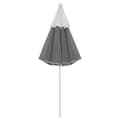 Miniatyrbillede 4 af 7: vidaXL strandparasol 300 cm antracitgrå