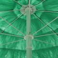 Miniatyrbilde 2 av 7: vidaXL Strandparasoll Hawaii grønn 240 cm