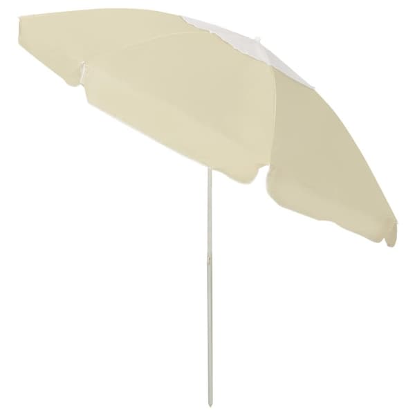 vidaXL strandparasol 240 cm sandgul