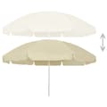 Miniatyrbillede 2 af 6: vidaXL strandparasol 240 cm sandgul
