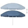 Miniatyrbilde 2 av 6: vidaXL Strandparasoll blå 240 cm