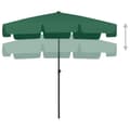 Miniatyrbilde 3 av 8: vidaXL Strandparasoll grønn 200x125 cm