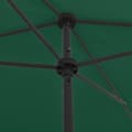 Miniatyrbilde 6 av 8: vidaXL Strandparasoll grønn 200x125 cm