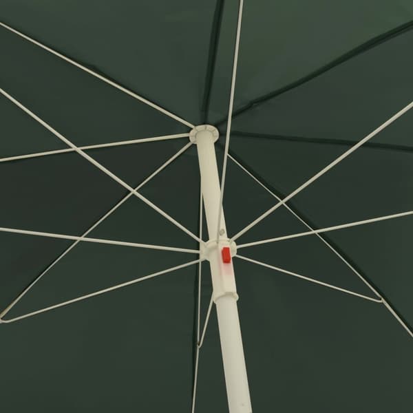 vidaXL strandparasol 240 cm grøn