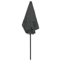 Miniatyrbillede 7 af 8: vidaXL strandparasol 180x120 cm antracitgrå