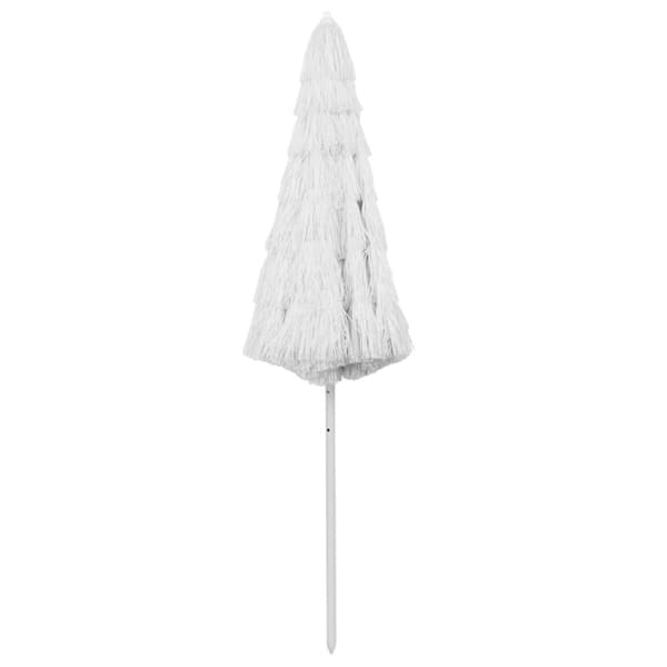 vidaXL Hawaii Rantavarjo valkoinen 300 cm