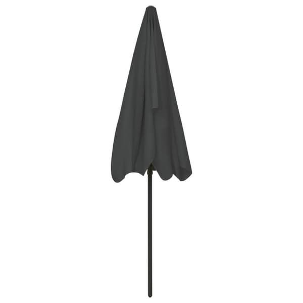 vidaXL Ranta-aurinkovarjo antrasiitti 200x125 cm