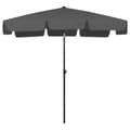 Miniatyrbilde 4 av 8: vidaXL Strandparasoll antrasitt 200x125 cm
