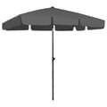 Miniatyrbilde 1 av 8: vidaXL Strandparasoll antrasitt 200x125 cm