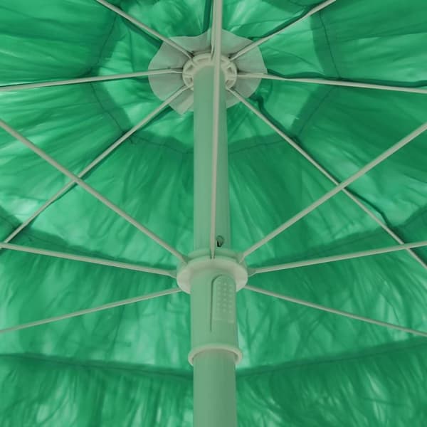 vidaXL Strandparasoll Hawaii grön 300 cm