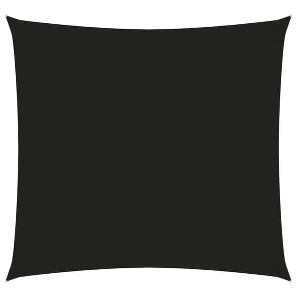 vidaXL Aurinkopurje Oxford-kangas neliö 5x5 m musta