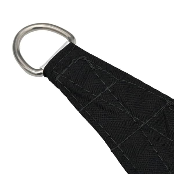 vidaXL Solseil oxfordstoff kvadratisk 5x5 m svart