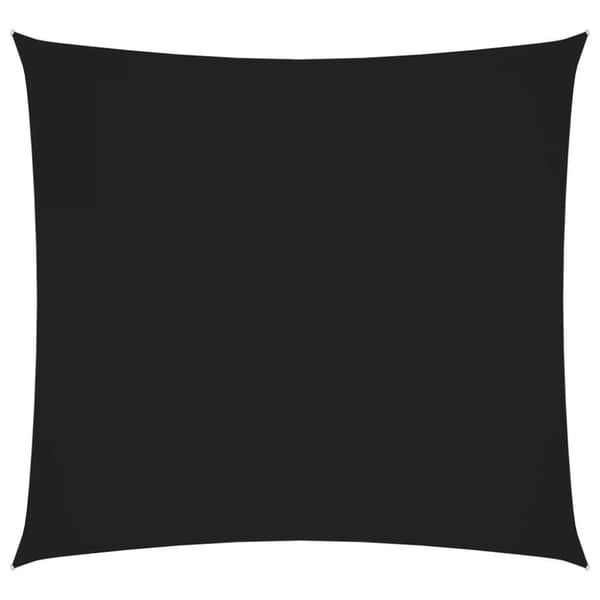 vidaXL Solseil oxfordstoff firkantet 7x7 m svart