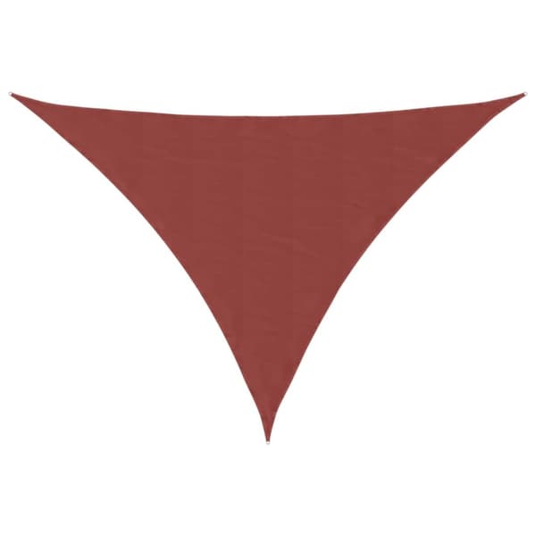 vidaXL Aurinkopurje Oxford-kangas kolmio 3x3x4,24 m terrakotta