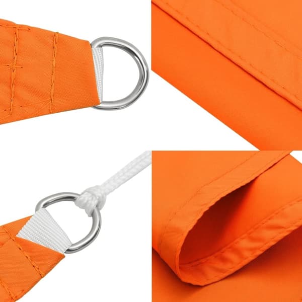 vidaXL solsejl 4x7 m rektangulær oxfordstof orange