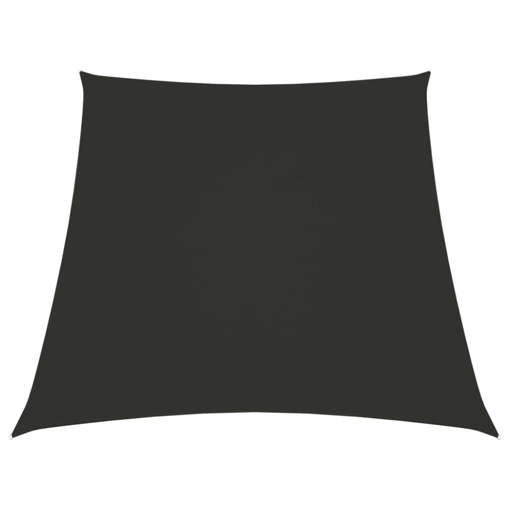vidaXL Solsegel oxfordtyg trapets 4/5x4 m antracit