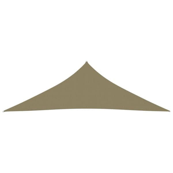 vidaXL Aurinkopurje Oxford-kangas kolmio 4x4x5,8 m beige