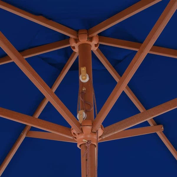 vidaXL Aurinkovarjo puurunko sininen 270 cm