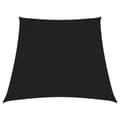 Miniatyrbilde 1 av 6: vidaXL Solseil oxfordstoff trapesformet 2/4x3 m svart