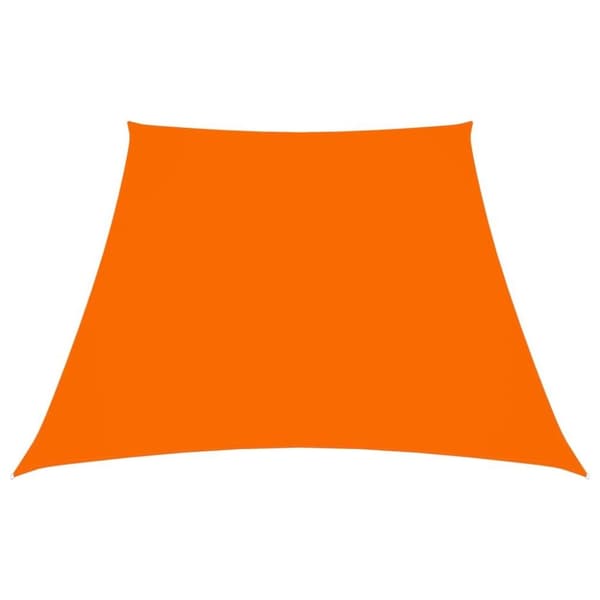 vidaXL solsejl 3/5x4 m trapezformet oxfordstof orange