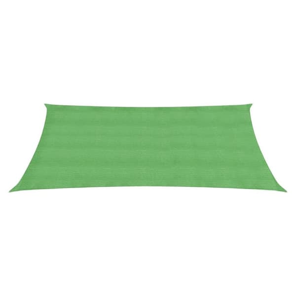 vidaXL Solseil 160 g/m² lysegrønn 2x4 m HDPE