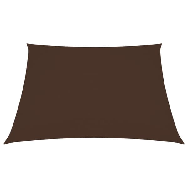 vidaXL Solseil oxfordstoff kvadratisk 4,5x4,5 m brun