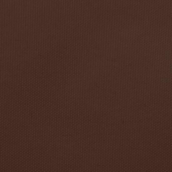 vidaXL Solseil oxfordstoff trekantet 4,5x4,5x4,5 m brun