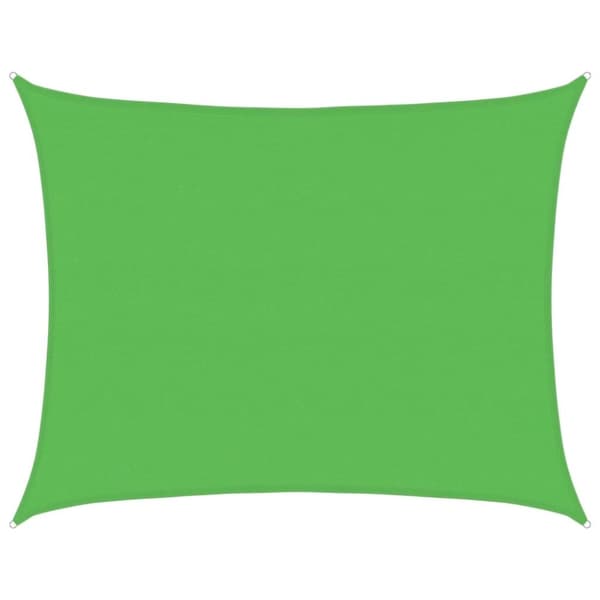 vidaXL Solseil 160 g/m² lysegrønn 6x8 m HDPE