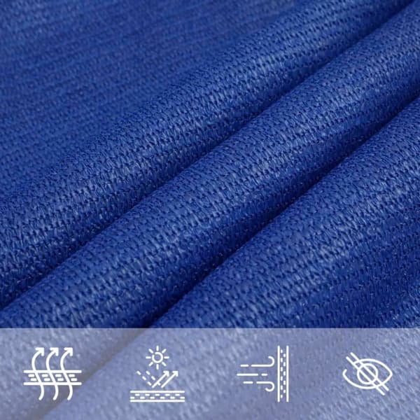 vidaXL Aurinkopurje 160 g/m² sininen 2,5x2,5 m HDPE