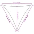 Miniatyrbilde 11 av 11: vidaXL Solseil 160 g/m² lysegrønn 5x5x5 m HDPE