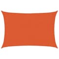 Pikkukuva 3 / 11: vidaXL Aurinkopurje 160 g/m² oranssi 2x3 m HDPE