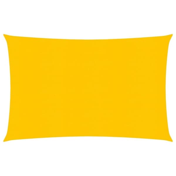 vidaXL Aurinkopurje 160 g/m² keltainen 3x4,5 m HDPE