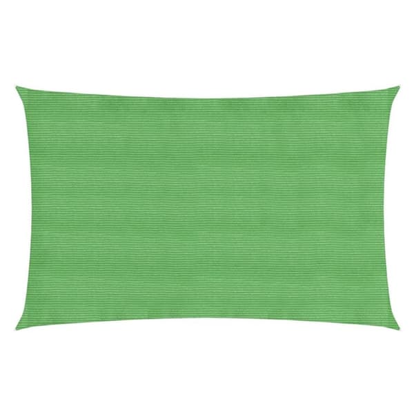 vidaXL Solseil 160 g/m² lysegrønn 2x4,5 m HDPE