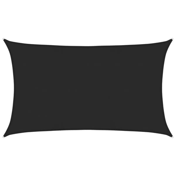 vidaXL Aurinkopurje 160 g/m² musta 5x8 m HDPE