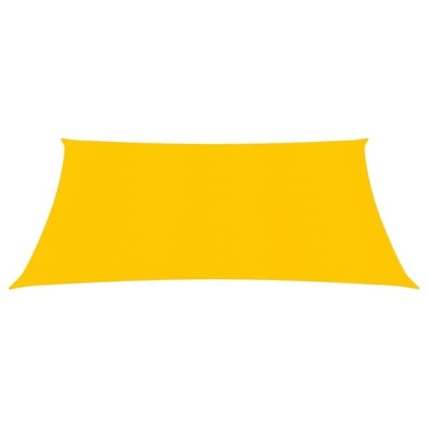 vidaXL Solseil 160 g/m² gul 2,5x2,5 m HDPE