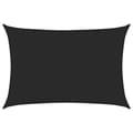 Miniatyrbillede 3 af 11: vidaXL solsejl 4x5 m 160 g/m² HDPE sort