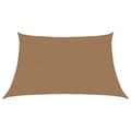 Miniatyrbilde 3 av 11: vidaXL Solseil 160 g/m² gråbrun 3/4x2 m HDPE