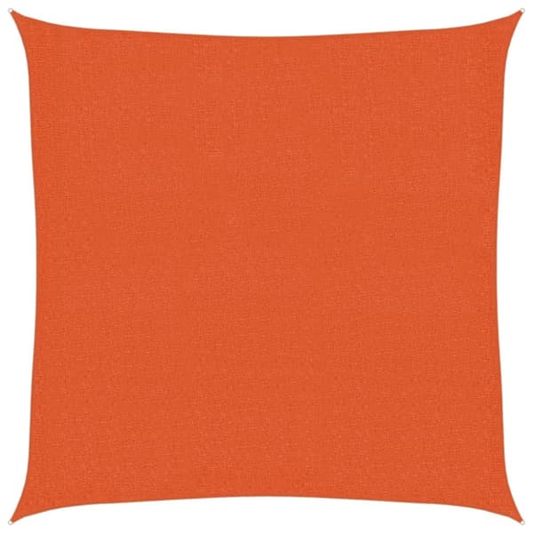 vidaXL Aurinkopurje 160 g/m² oranssi 2,5x2,5 m HDPE