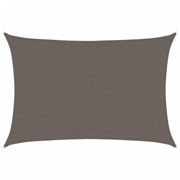 vidaXL Solseil 160 g/m² antrasitt 3,5x5 m HDPE