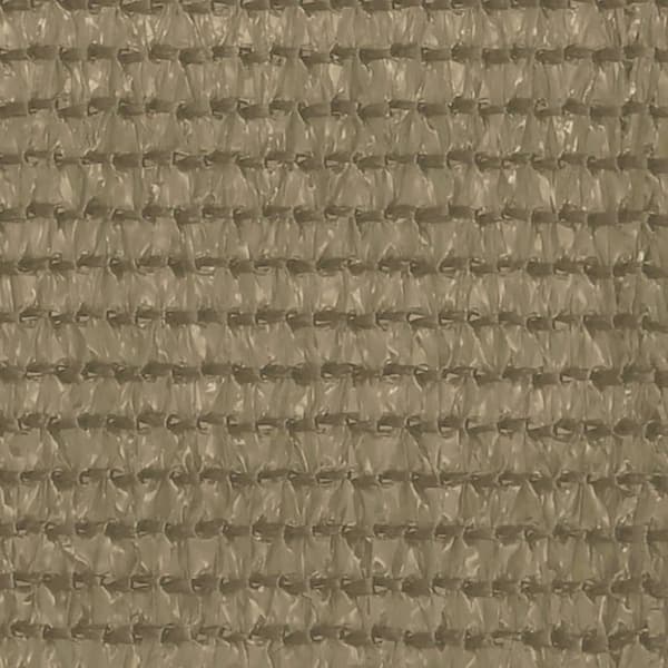 vidaXL altanafskærmning 120x500 cm HDPE gråbrun