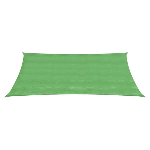 vidaXL Solseil 160 g/m² lysegrønn 2,5x4 m HDPE