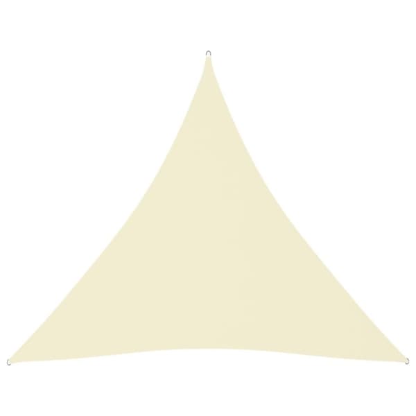 vidaXL Aurinkopurje Oxford-kangas kolmio 4,5x4,5x4,5 m kerma