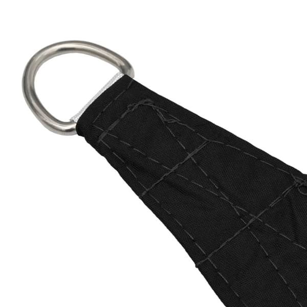 vidaXL Solseil oxfordstoff kvadratisk 2,5x2,5 m svart