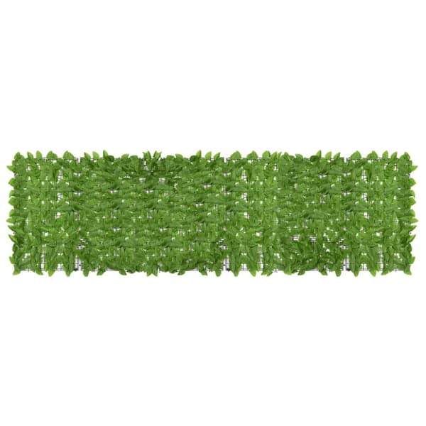 vidaXL altanafskærmning 300x100 cm grønne blade