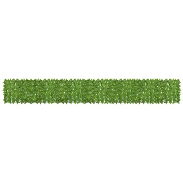 vidaXL Parvekkeen suoja vihreillä lehdillä 500x75 cm