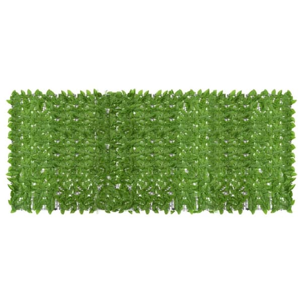 vidaXL altanafskærmning 400x150 cm grønne blade