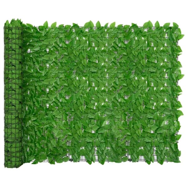 vidaXL altanafskærmning 300x150 cm grønne blade